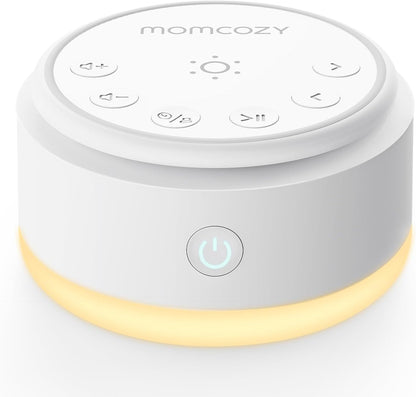 Sound Machine for Baby-20 Soothing Sounds & Touch Warm Light Portable White Noise for Kids & Adults for Sleeping Timer and Memory | Ideal Travel Companion & Nursery Must-Have