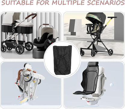Stroller Travel Bag Backpack for Airplanes and Trains Black Oxford