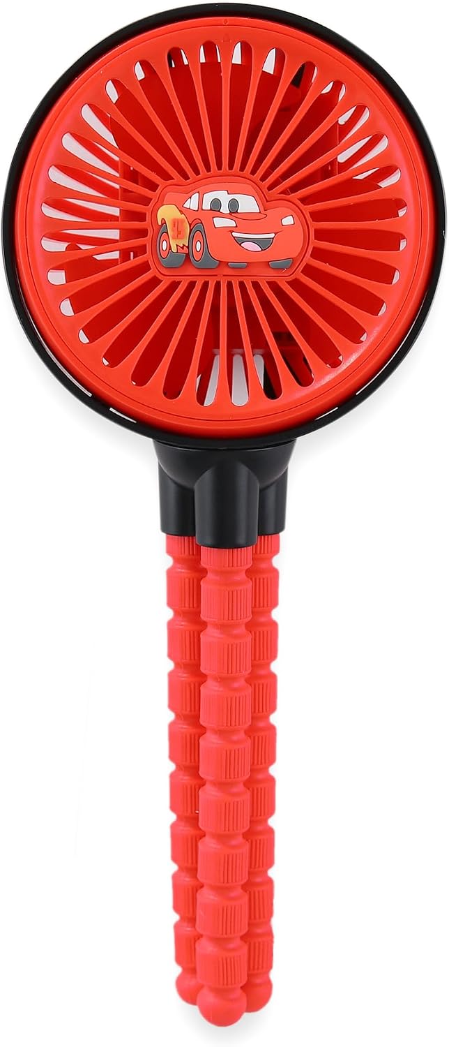 Minnie Mouse Winnie the Pooh Stitch Cars Baby and Kids Portable Handheld Stroller Cooling Fan