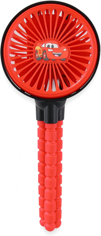 Minnie Mouse Winnie the Pooh Stitch Cars Baby and Kids Portable Handheld Stroller Cooling Fan