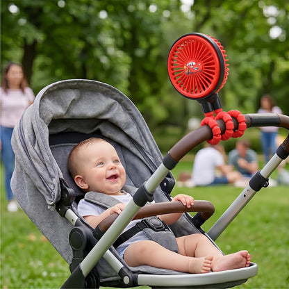 Minnie Mouse Winnie the Pooh Stitch Cars Baby and Kids Portable Handheld Stroller Cooling Fan