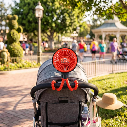 Minnie Mouse Winnie the Pooh Stitch Cars Baby and Kids Portable Handheld Stroller Cooling Fan