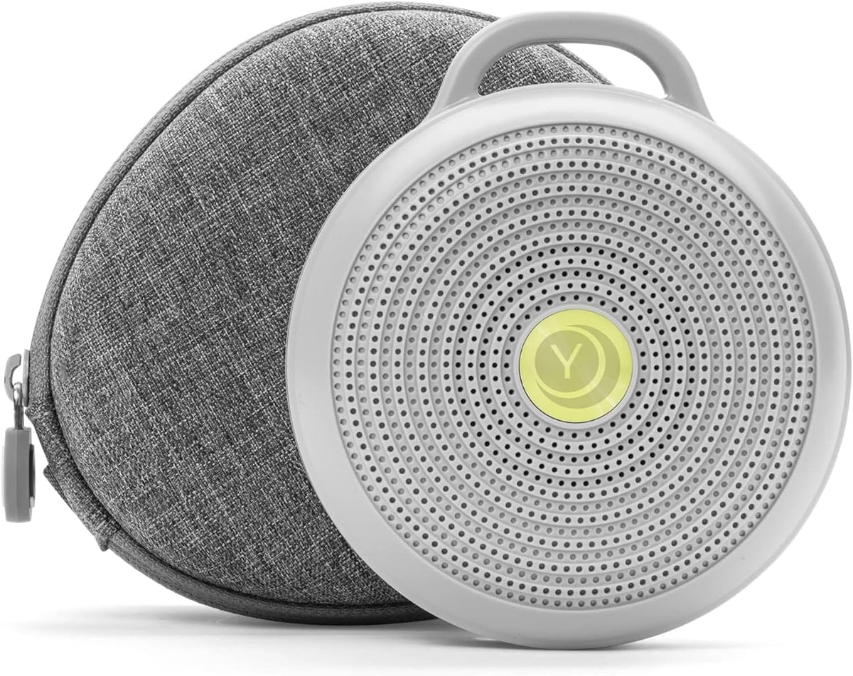 Hushh Portable White Noise Sound Machine for Baby - 2 Pack - 3 Natural Sounds with Volume Control, Compact Size, Noise Canceling for Sleep Aid, Office Privacy, & Meditation, Registry Gift