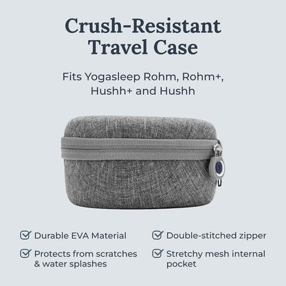 Hushh Portable White Noise Sound Machine for Baby - 2 Pack - 3 Natural Sounds with Volume Control, Compact Size, Noise Canceling for Sleep Aid, Office Privacy, & Meditation, Registry Gift