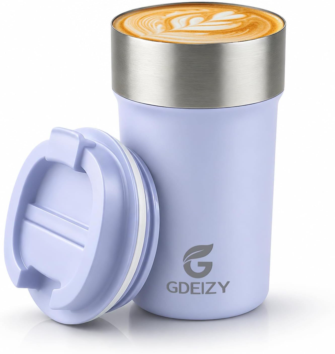17oz Insulated Travel Coffee Mug, Stainless Steel Cup with Leakproof Lid | 304 Double Wall Vacuum Steel, Long Heat & Cold Retention, 360° Leakproof, BPA-Free Reusable Tumbler, Fits Car Cup Holders