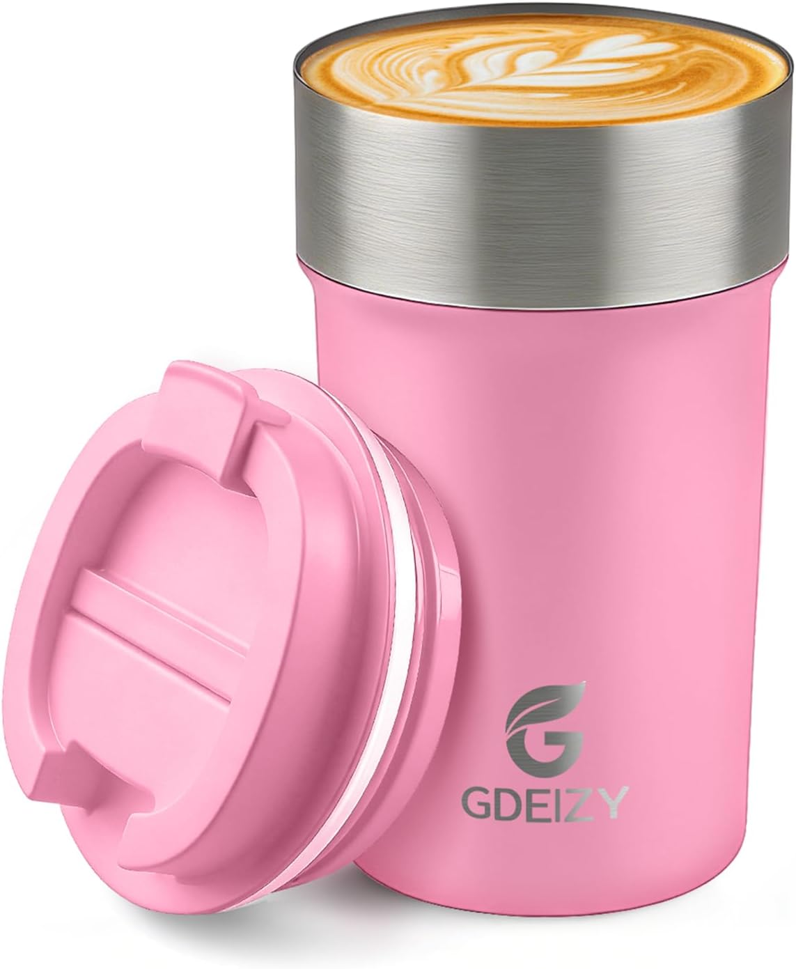 17oz Insulated Travel Coffee Mug, Stainless Steel Cup with Leakproof Lid | 304 Double Wall Vacuum Steel, Long Heat & Cold Retention, 360° Leakproof, BPA-Free Reusable Tumbler, Fits Car Cup Holders