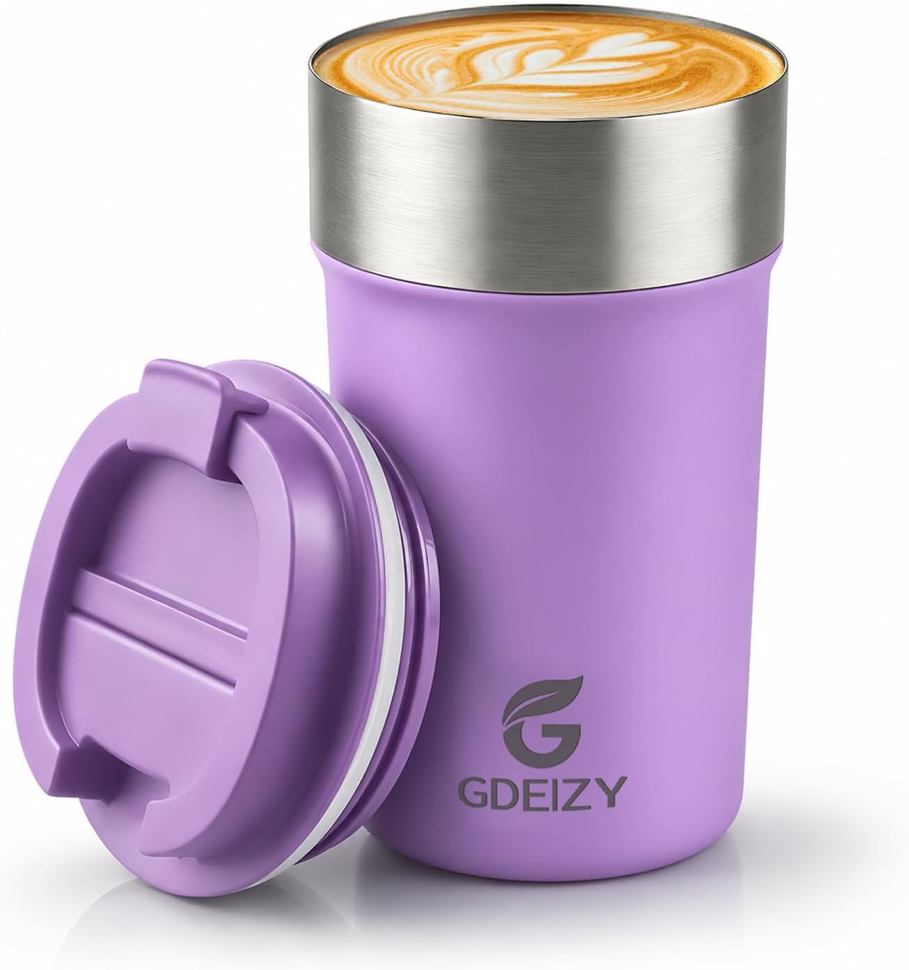 17oz Insulated Travel Coffee Mug, Stainless Steel Cup with Leakproof Lid | 304 Double Wall Vacuum Steel, Long Heat & Cold Retention, 360° Leakproof, BPA-Free Reusable Tumbler, Fits Car Cup Holders