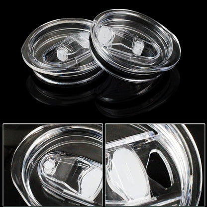 3 Pack 20 oz Skinny Tumbler Replacement Lids for 2.76in Cup Mouth | Spill Proof Splash Resistant Lids Covers Compatible with YETI Rambler and More Tumbler Cups
