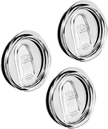 3 Pack 20 oz Skinny Tumbler Replacement Lids for 2.76in Cup Mouth | Spill Proof Splash Resistant Lids Covers Compatible with YETI Rambler and More Tumbler Cups