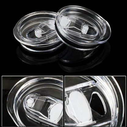 3 Pack 20 oz Skinny Tumbler Replacement Lids for 2.76in Cup Mouth | Spill Proof Splash Resistant Lids Covers Compatible with YETI Rambler and More Tumbler Cups