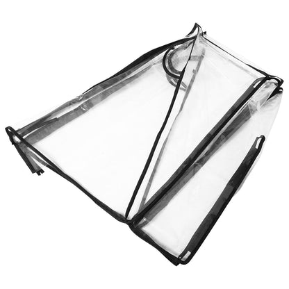 Universal Stroller Rain Cover Windproof Carriage Protection Shield Waterproof Cart Cover for Outdoor Use with Ventilation Suitable for Babies