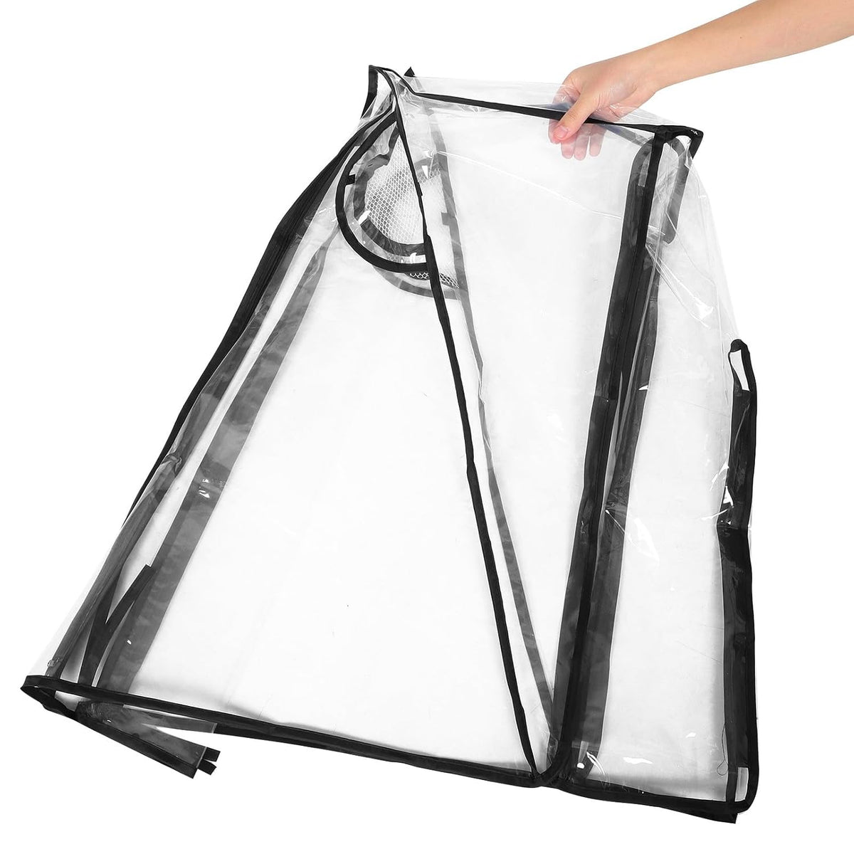 Universal Stroller Rain Cover Windproof Carriage Protection Shield Waterproof Cart Cover for Outdoor Use with Ventilation Suitable for Babies