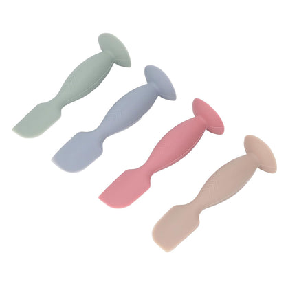 Diaper Cream Applicator, Soft Silicone Even Spread Suction Base Tool for Newborn Diaper Changes Infants BPA Free Easy Clean Portable 10.5 cm 4 Pack