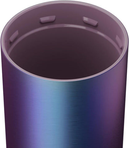 Strova 18oz 100% Leakproof Insulated Coffee Mug | Ceramic-Lined Interior | Built-In Silicone Sleeve for Travel | Locking Flip Lid (Matte Black)