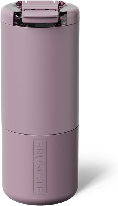 Strova 18oz 100% Leakproof Insulated Coffee Mug | Ceramic-Lined Interior | Built-In Silicone Sleeve for Travel | Locking Flip Lid (Matte Black)