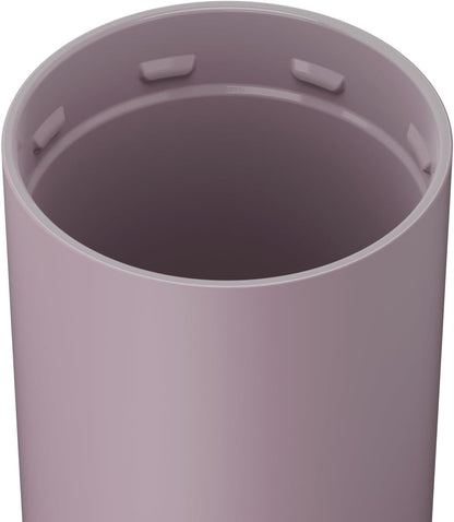 Strova 18oz 100% Leakproof Insulated Coffee Mug | Ceramic-Lined Interior | Built-In Silicone Sleeve for Travel | Locking Flip Lid (Matte Black)