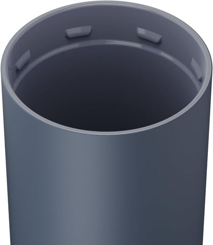 Strova 18oz 100% Leakproof Insulated Coffee Mug | Ceramic-Lined Interior | Built-In Silicone Sleeve for Travel | Locking Flip Lid (Matte Black)