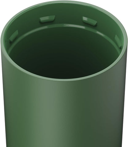 Strova 18oz 100% Leakproof Insulated Coffee Mug | Ceramic-Lined Interior | Built-In Silicone Sleeve for Travel | Locking Flip Lid (Matte Black)