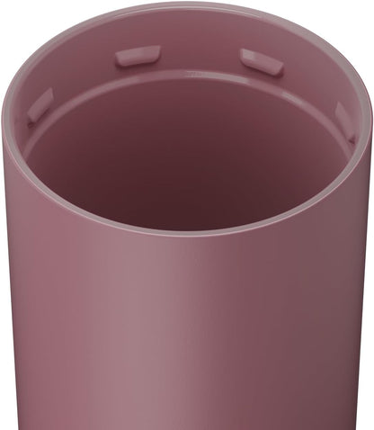 Strova 18oz 100% Leakproof Insulated Coffee Mug | Ceramic-Lined Interior | Built-In Silicone Sleeve for Travel | Locking Flip Lid (Matte Black)