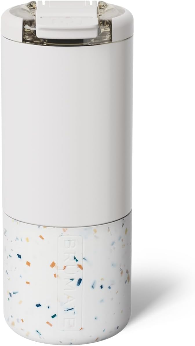 Strova 18oz 100% Leakproof Insulated Coffee Mug | Ceramic-Lined Interior | Built-In Silicone Sleeve for Travel | Locking Flip Lid (Matte Black)