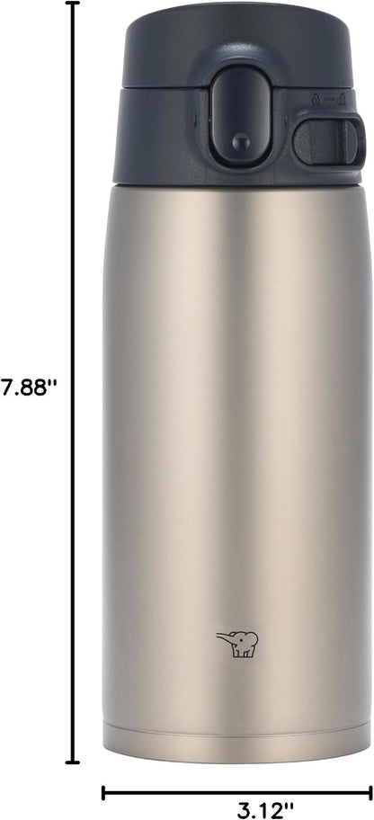 SM-VH95-GM GoCafe Insulated Stainless Steel Mug, 32-Ounce (.95 liter), PFAS-free & BPA-free