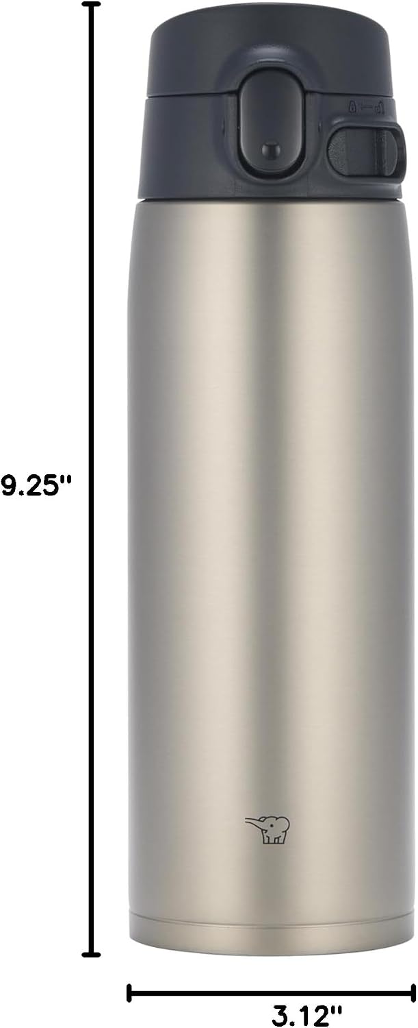 SM-VH95-GM GoCafe Insulated Stainless Steel Mug, 32-Ounce (.95 liter), PFAS-free & BPA-free