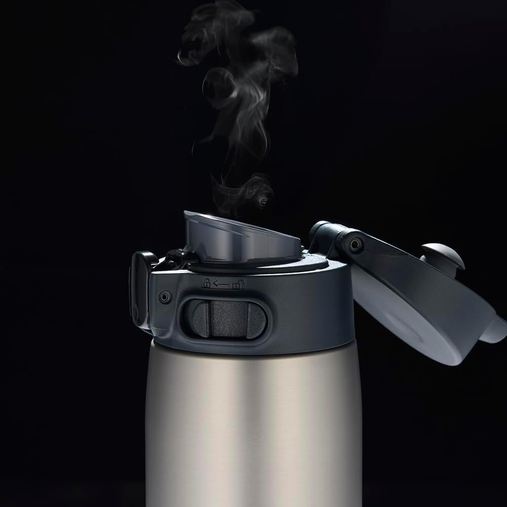SM-VH95-GM GoCafe Insulated Stainless Steel Mug, 32-Ounce (.95 liter), PFAS-free & BPA-free