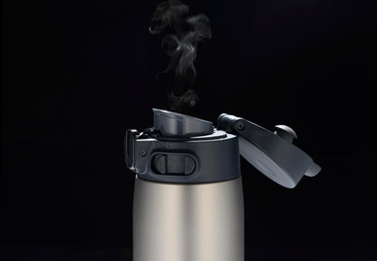 SM-VH95-GM GoCafe Insulated Stainless Steel Mug, 32-Ounce (.95 liter), PFAS-free & BPA-free
