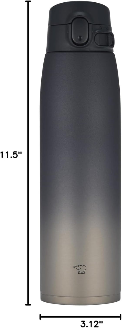 SM-VH95-GM GoCafe Insulated Stainless Steel Mug, 32-Ounce (.95 liter), PFAS-free & BPA-free