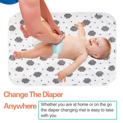 Baby Diaper Changing Pad, Waterproof Travel Portable Changing Mat