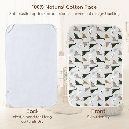 Baby Diaper Changing Pad, Waterproof Travel Portable Changing Mat