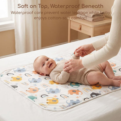 Baby Diaper Changing Pad, Waterproof Travel Portable Changing Mat