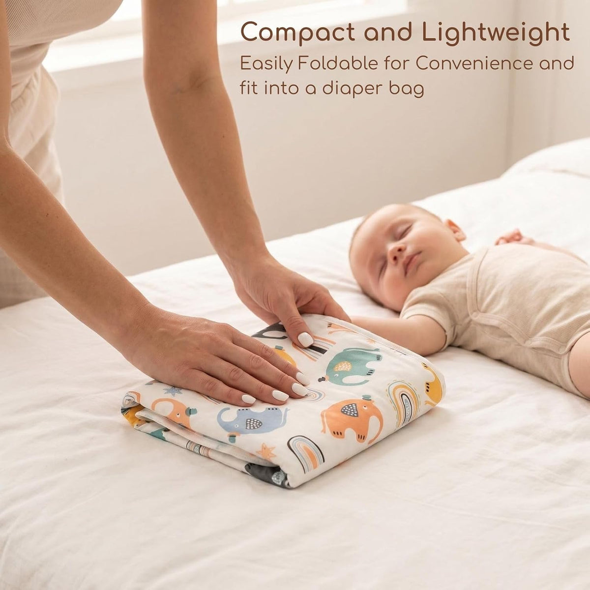 Baby Diaper Changing Pad, Waterproof Travel Portable Changing Mat
