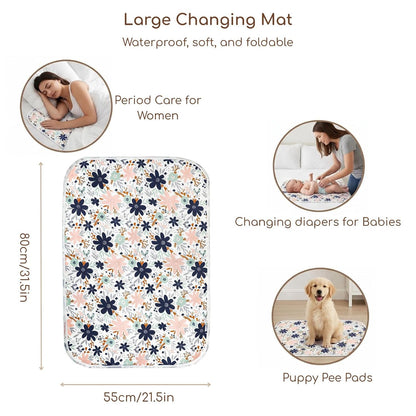 Baby Diaper Changing Pad, Waterproof Travel Portable Changing Mat