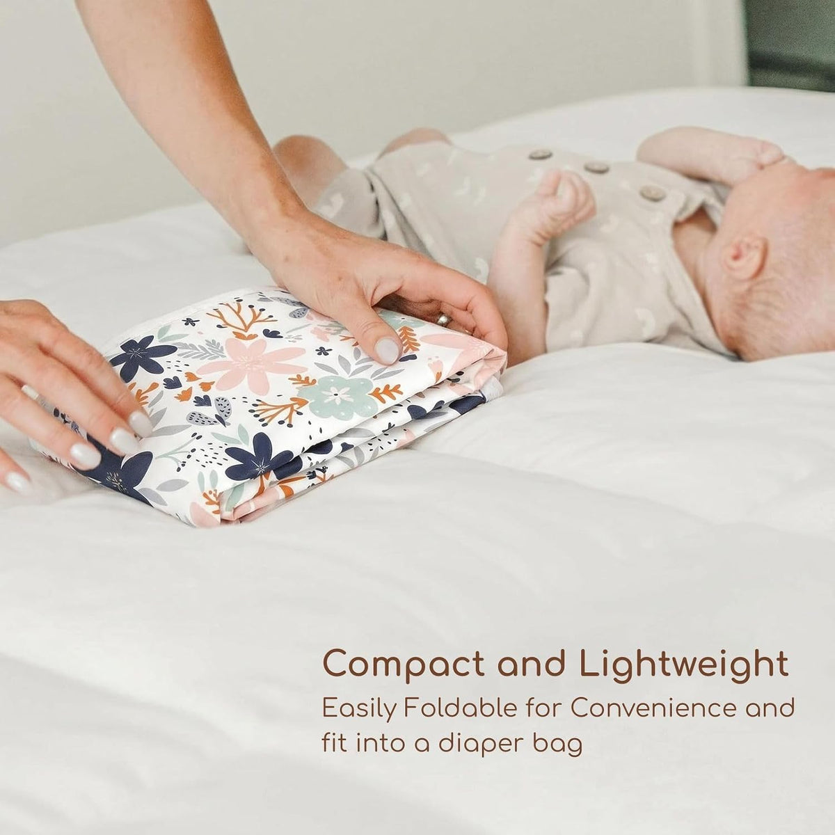 Baby Diaper Changing Pad, Waterproof Travel Portable Changing Mat