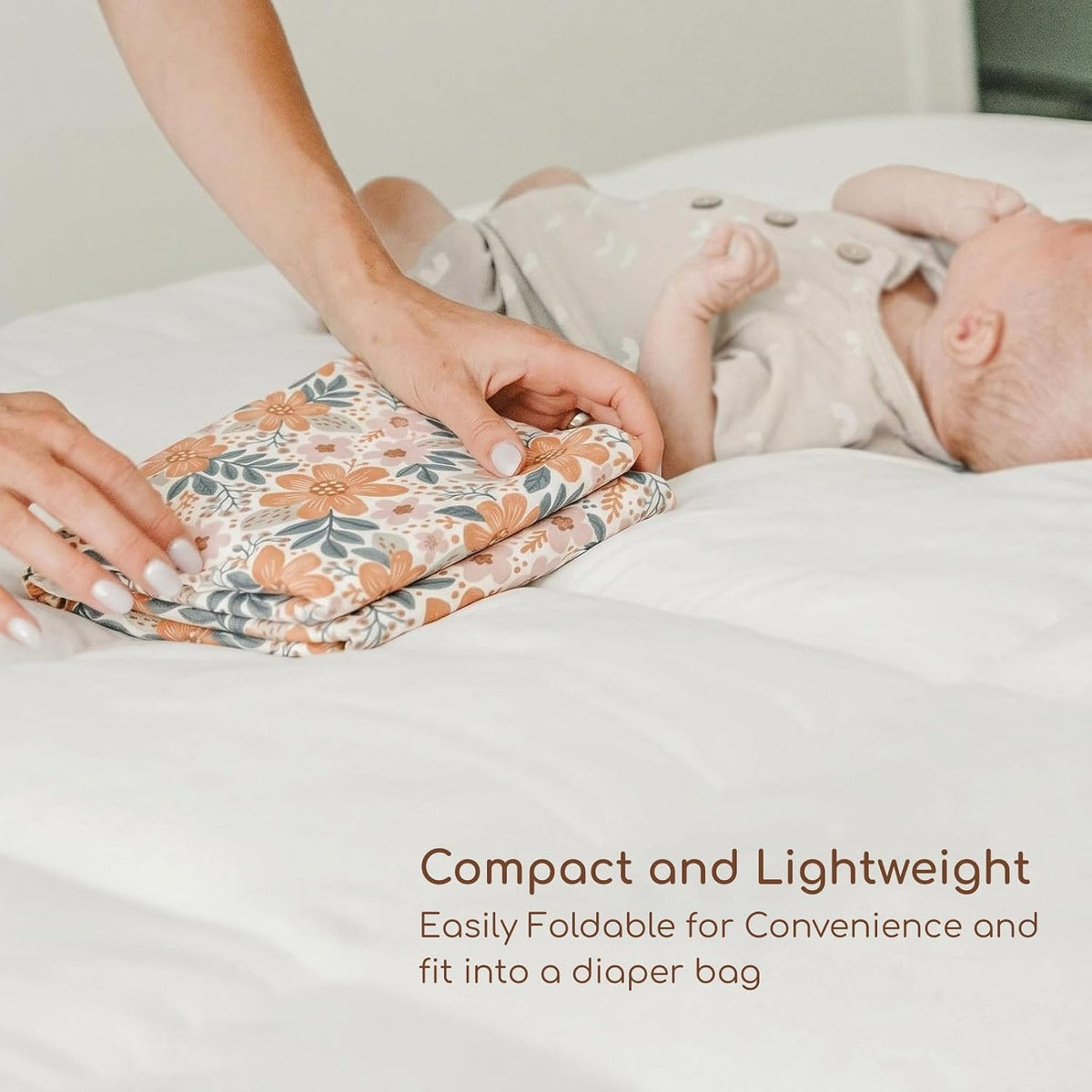 Baby Diaper Changing Pad, Waterproof Travel Portable Changing Mat