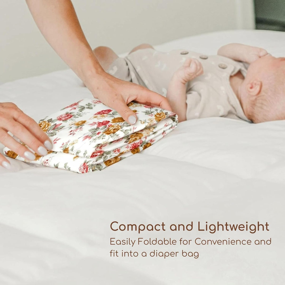 Baby Diaper Changing Pad, Waterproof Travel Portable Changing Mat