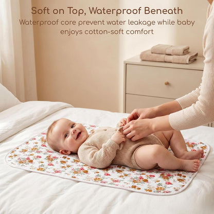 Baby Diaper Changing Pad, Waterproof Travel Portable Changing Mat