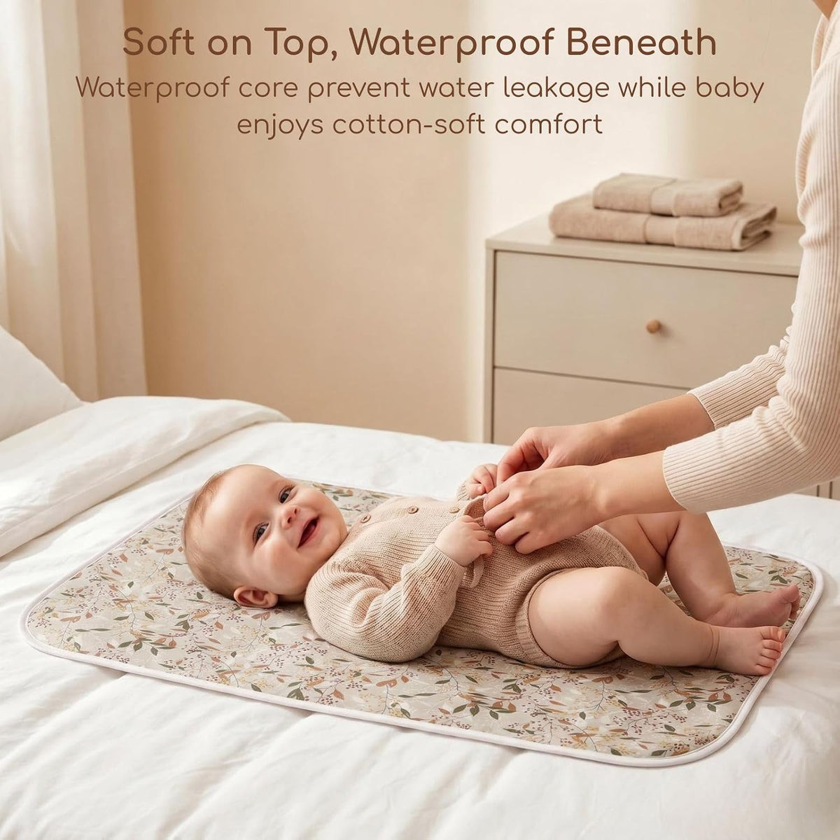 Baby Diaper Changing Pad, Waterproof Travel Portable Changing Mat