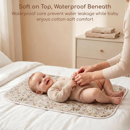 Baby Diaper Changing Pad, Waterproof Travel Portable Changing Mat