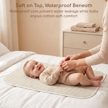 Baby Diaper Changing Pad, Waterproof Travel Portable Changing Mat