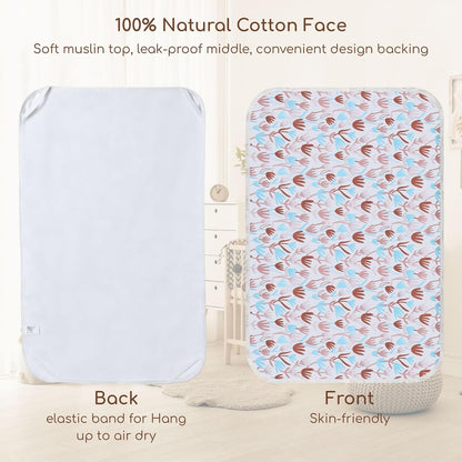 Baby Diaper Changing Pad, Waterproof Travel Portable Changing Mat