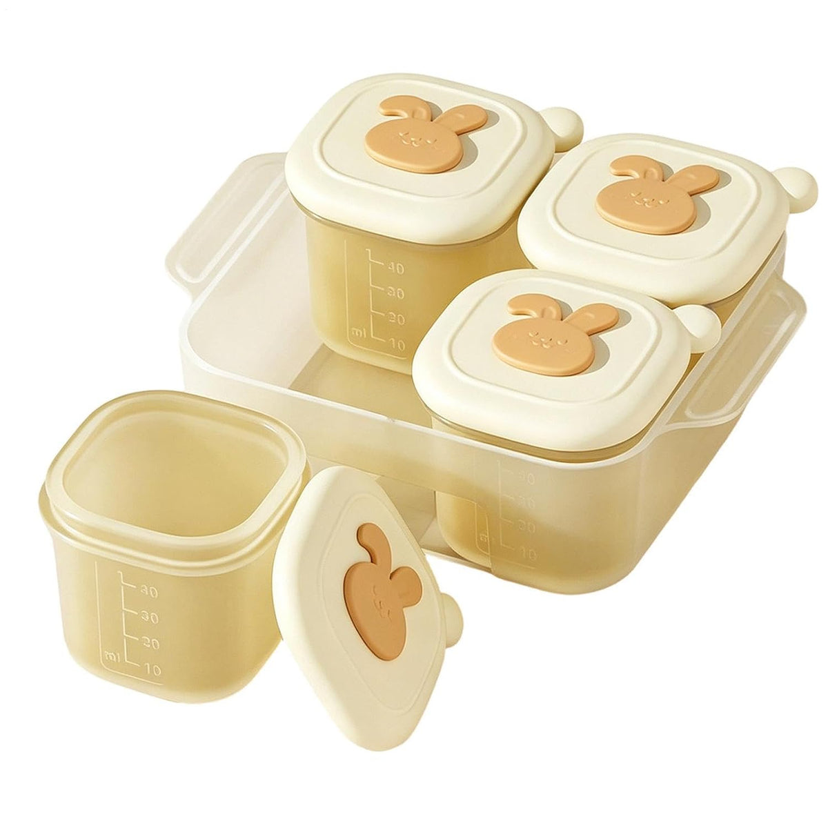 Freezer Trays, Food Storage Container with Child Safe Design, Home Use