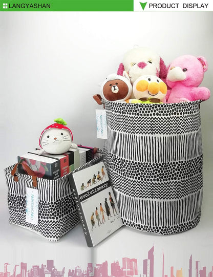 Rectangular Collapsible Simplified Zoo Storage Basket Nursery Organizer - Colors B