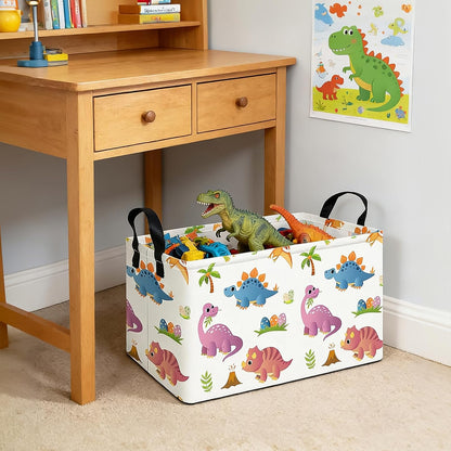 Rectangular Collapsible Simplified Zoo Storage Basket Nursery Organizer - Colors B