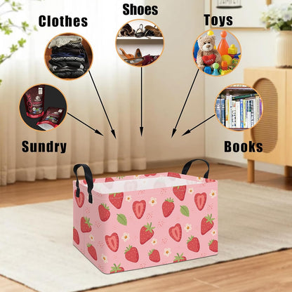 Rectangular Collapsible Simplified Zoo Storage Basket Nursery Organizer - Colors B