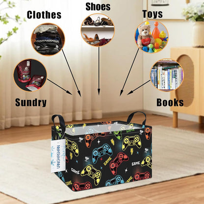 Rectangular Collapsible Simplified Zoo Storage Basket Nursery Organizer - Colors B