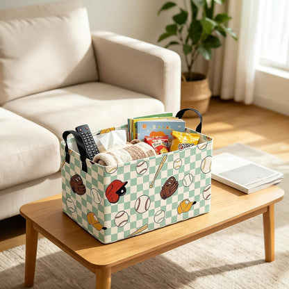 Rectangular Collapsible Simplified Zoo Storage Basket Nursery Organizer - Colors B