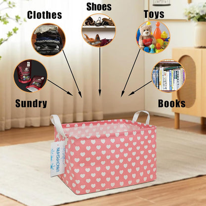Rectangular Collapsible Simplified Zoo Storage Basket Nursery Organizer - Colors B