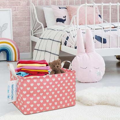 Rectangular Collapsible Simplified Zoo Storage Basket Nursery Organizer - Colors B